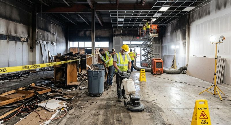 Commercial Fire Damage Repair in Fort Mill, SC