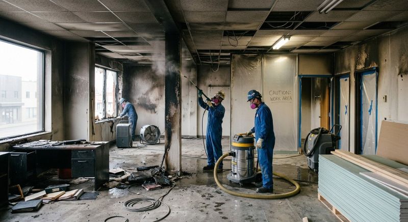 Commercial Fire Restoration in Santa Rosa, CA