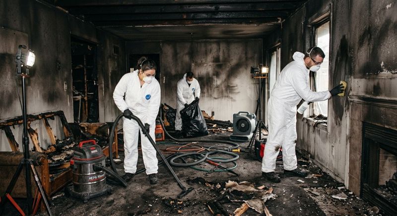 Fire Damage Cleanup in Gilbert, AZ