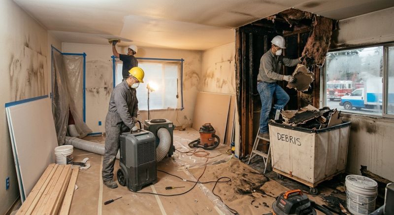 Fire Damage Cleanup in Santa Rosa, CA