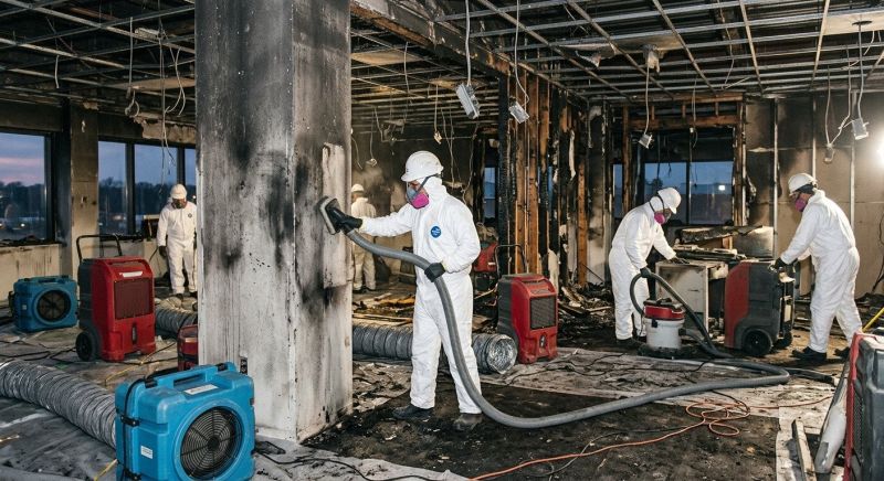 Commercial Fire Damage Repair in Austin, TX